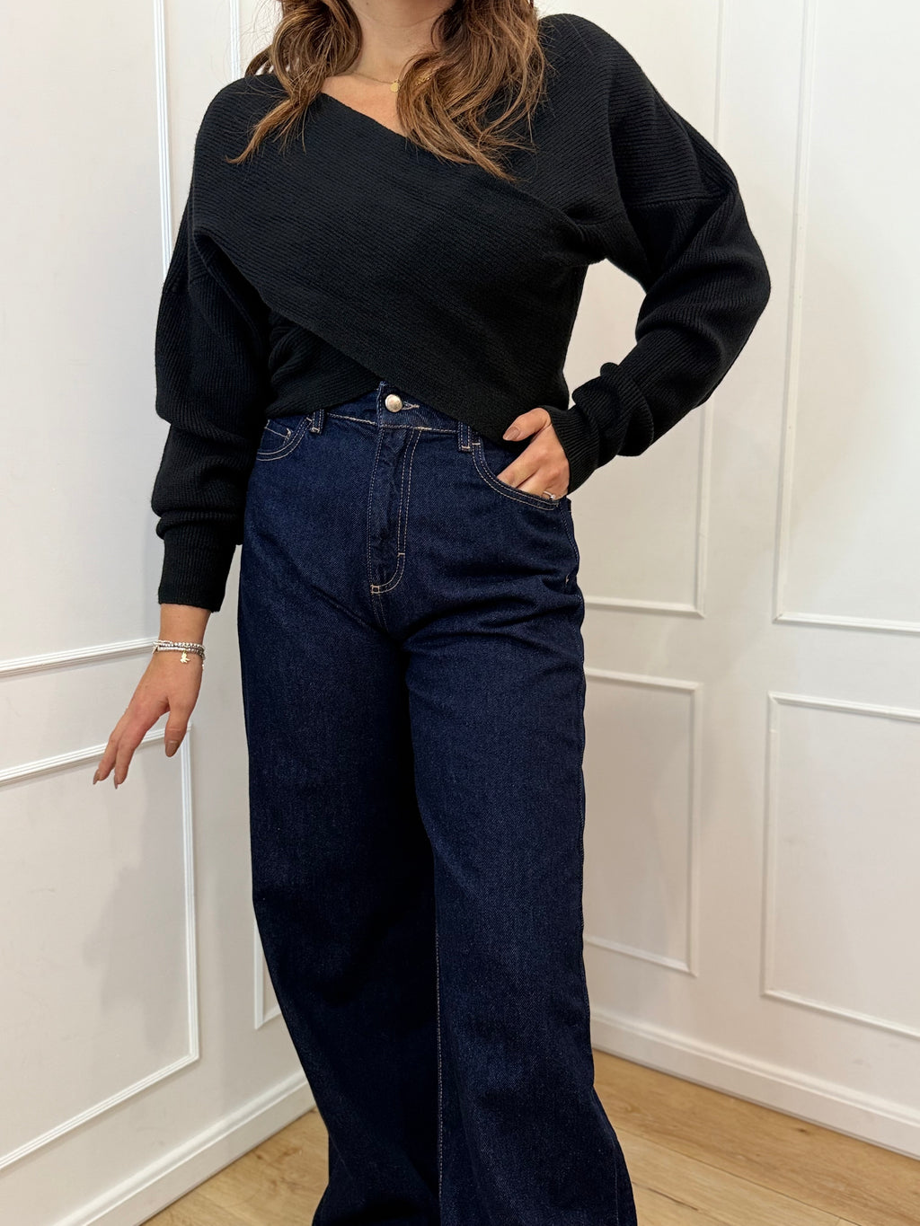 Maglia incrociata Susy mix