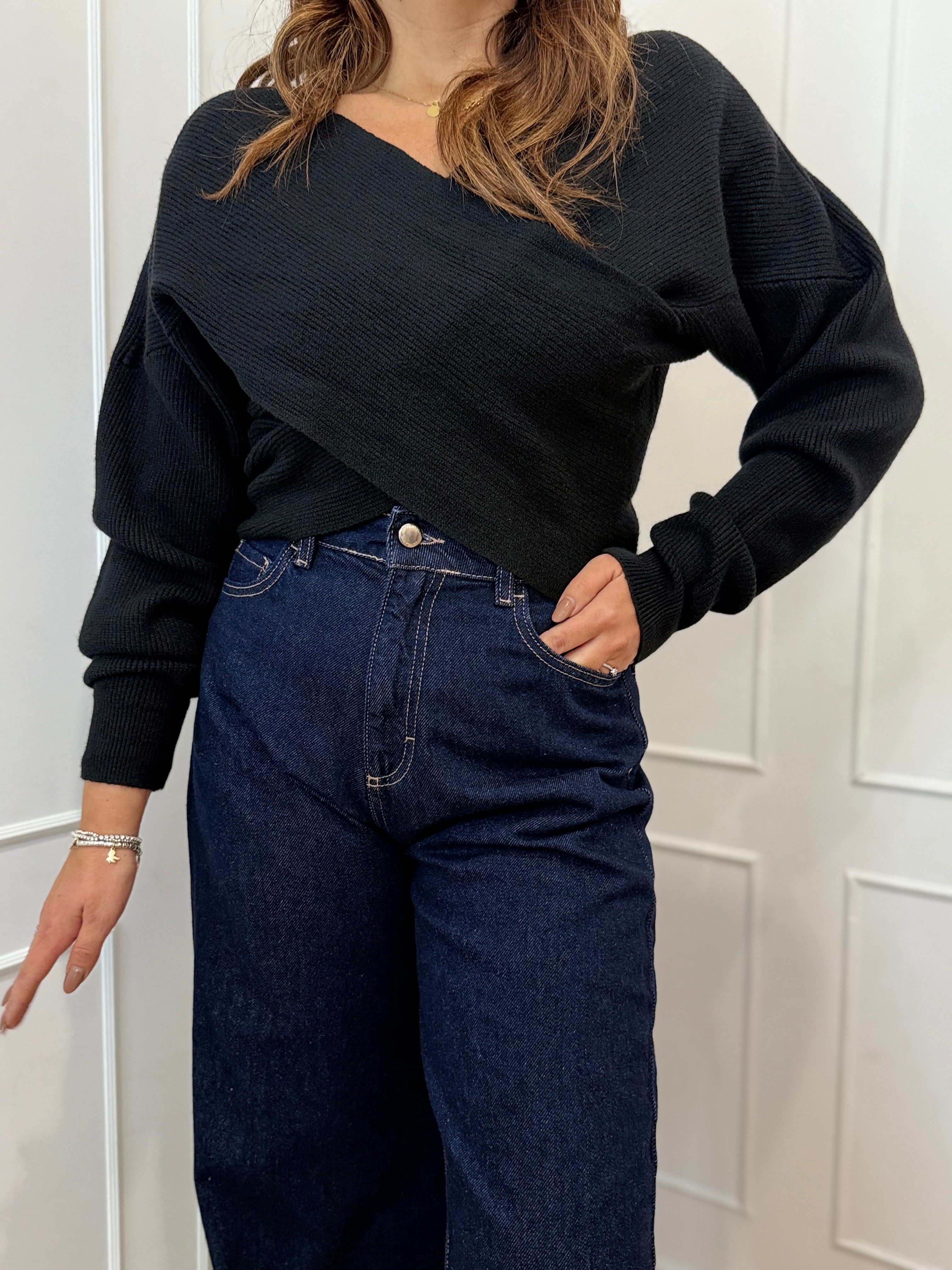 Maglia incrociata Susy mix