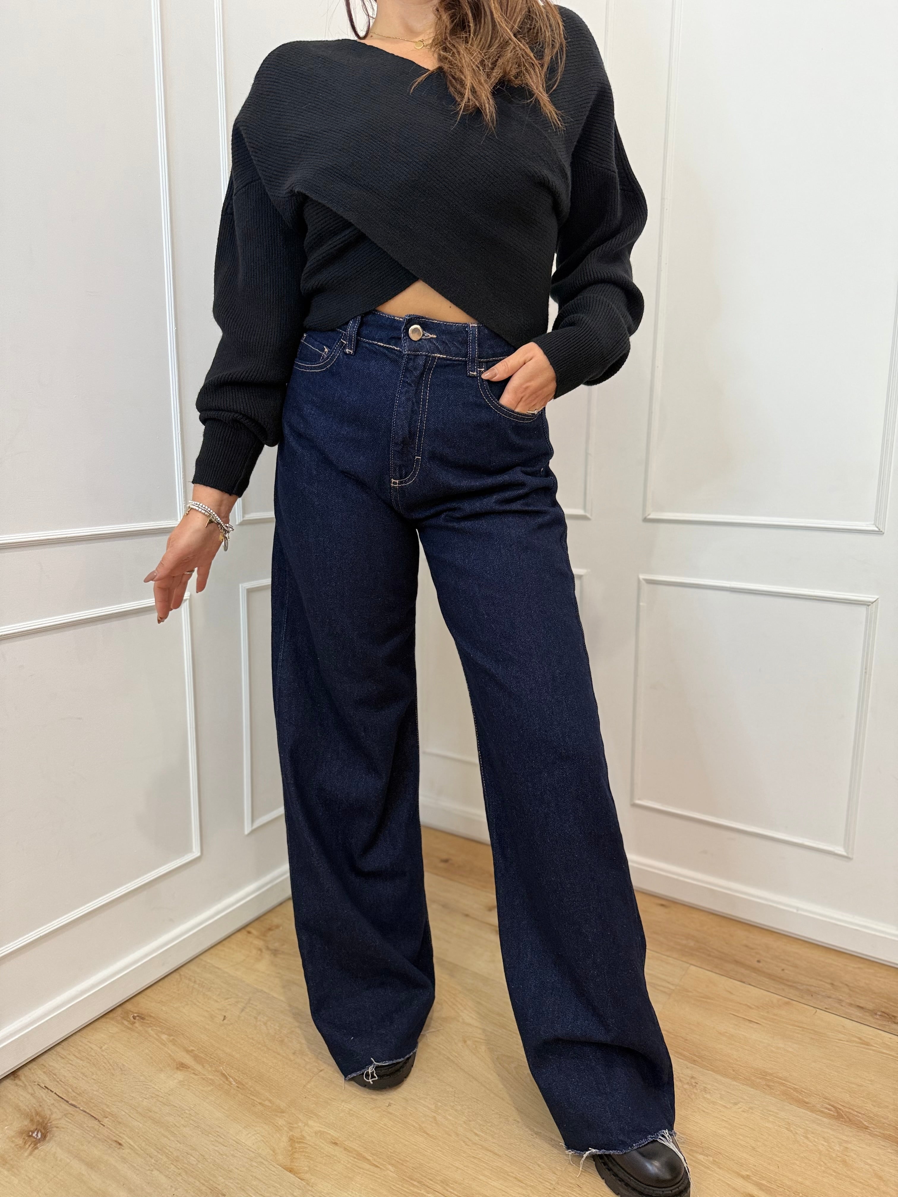 Jeans debby indigo raw icone denim