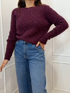 Maglia paricollo trecce Susy Mix