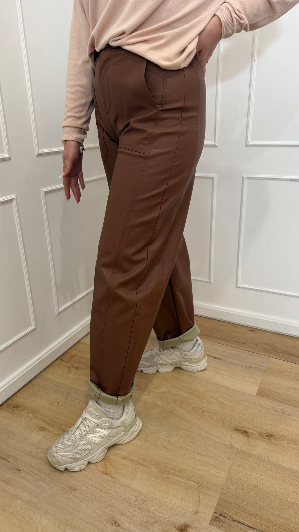 Pantalone ecopelle Susy Mix