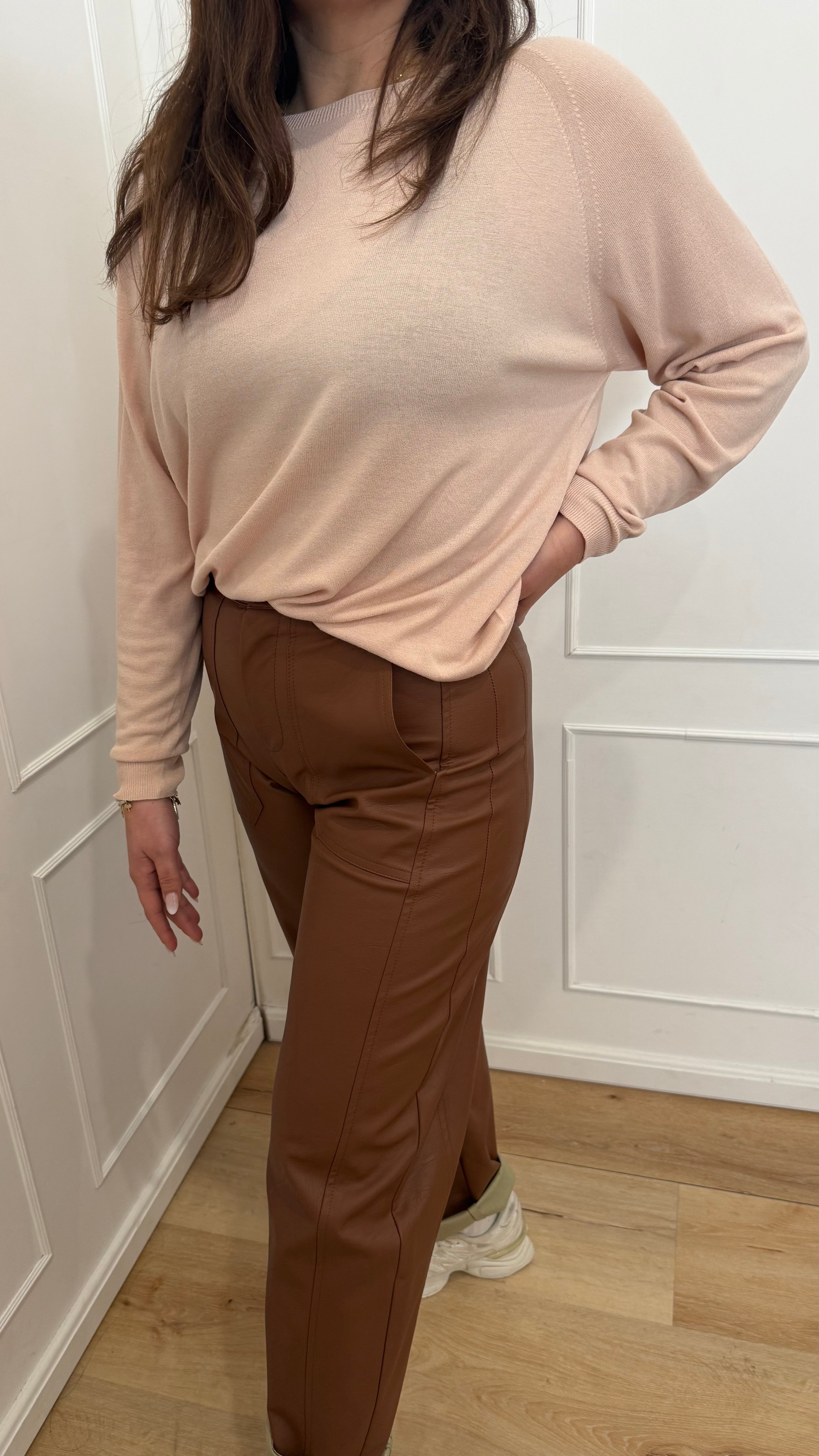 Pantalone ecopelle Susy Mix