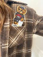 Camicia check con patch 1