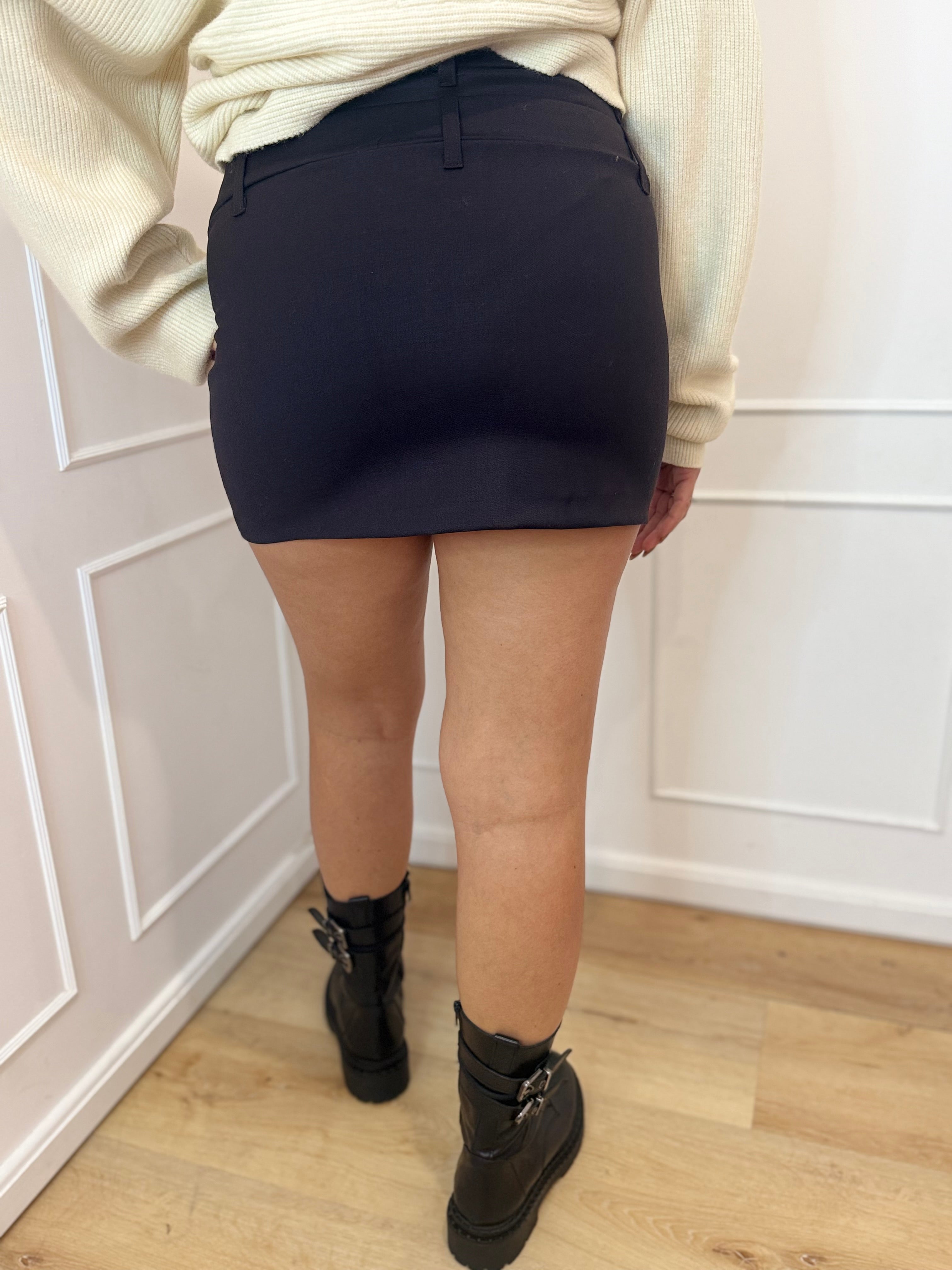 Minigonna moro con doppia vita Hinnominate