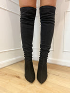 Stivale camoscio nero Divine Follie