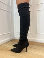 Stivale camoscio nero Divine Follie