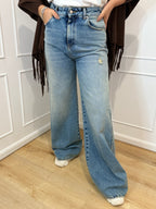 Jeans Kia wide leg fit vicolo
