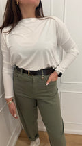 Blusa over bianca kontatto