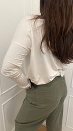 Blusa over bianca kontatto