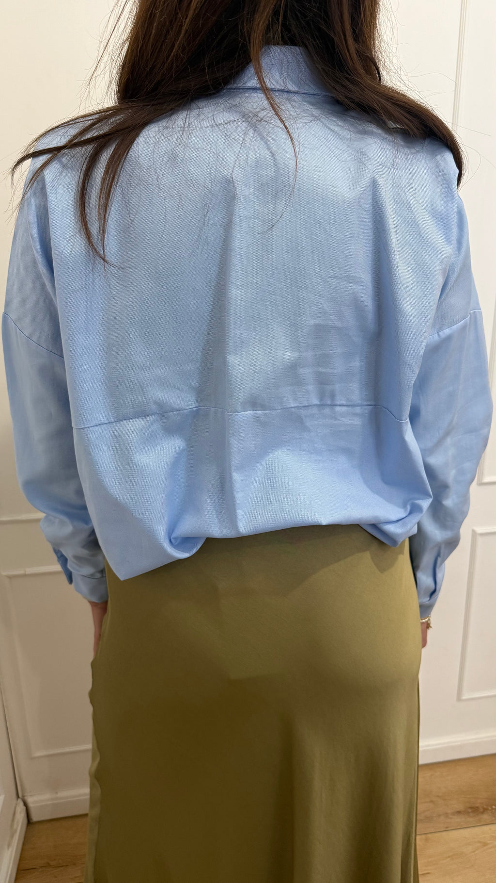 Camicia over pinces fondo Oxford kontatto