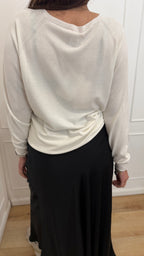 Girocollo raglan panna kontatto