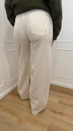 Jeans poppy bianco icon denim
