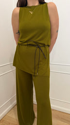 Gilet lungo spacchi olio kontatto
