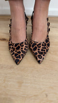 Slingback leopardata divine follie