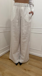 Pantalone in lino bianco Hinnominate