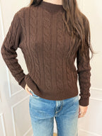 Maglia trecce con micro paillettes Susy mix