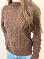 Maglia trecce con micro paillettes Susy mix