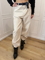 Pantalone uovo con cintura susymix