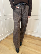 Pantalone check Susy mix