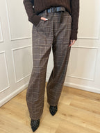 Pantalone check Susy mix