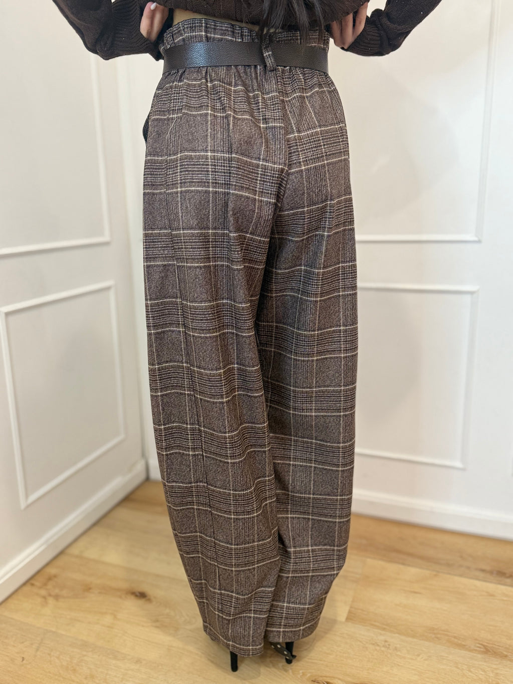 Pantalone check Susy mix