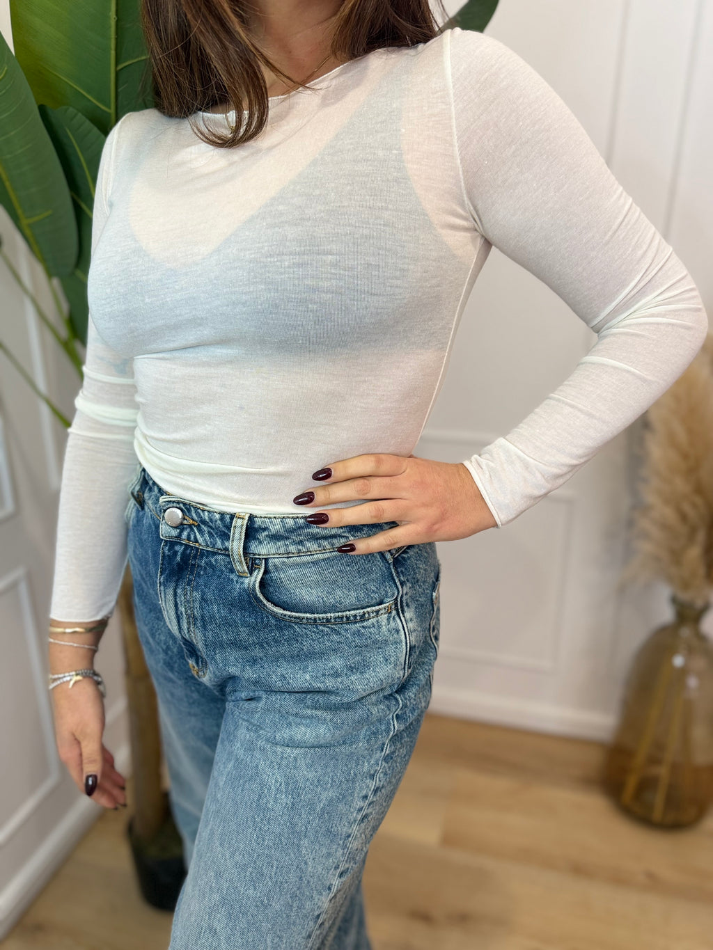 Maglia basica misto cashmere Susy mix