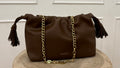 Borsa tassel smal marrone vicolo