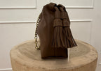 Borsa tassel smal marrone vicolo