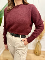 Maglia bordeaux Susy Mix