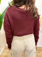 Maglia bordeaux Susy Mix