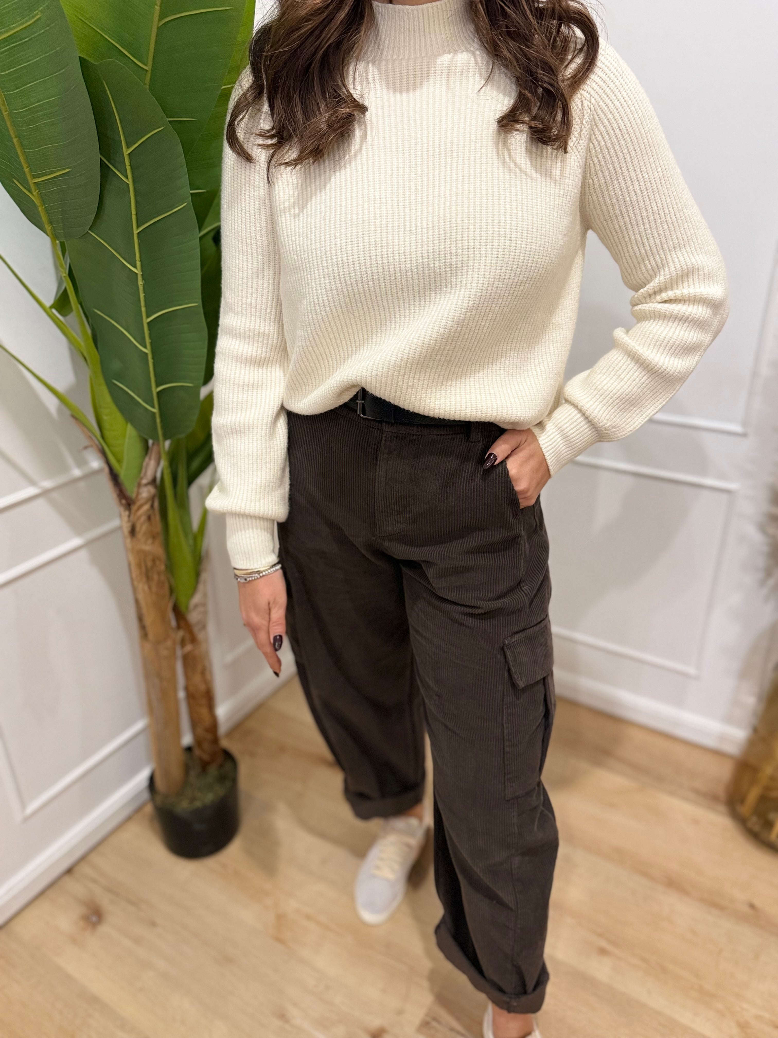 Pantalone tasconato moro Susy mix