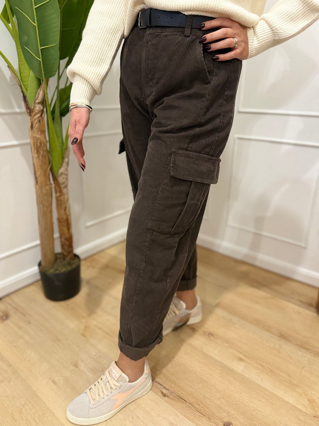Pantalone tasconato moro Susy mix