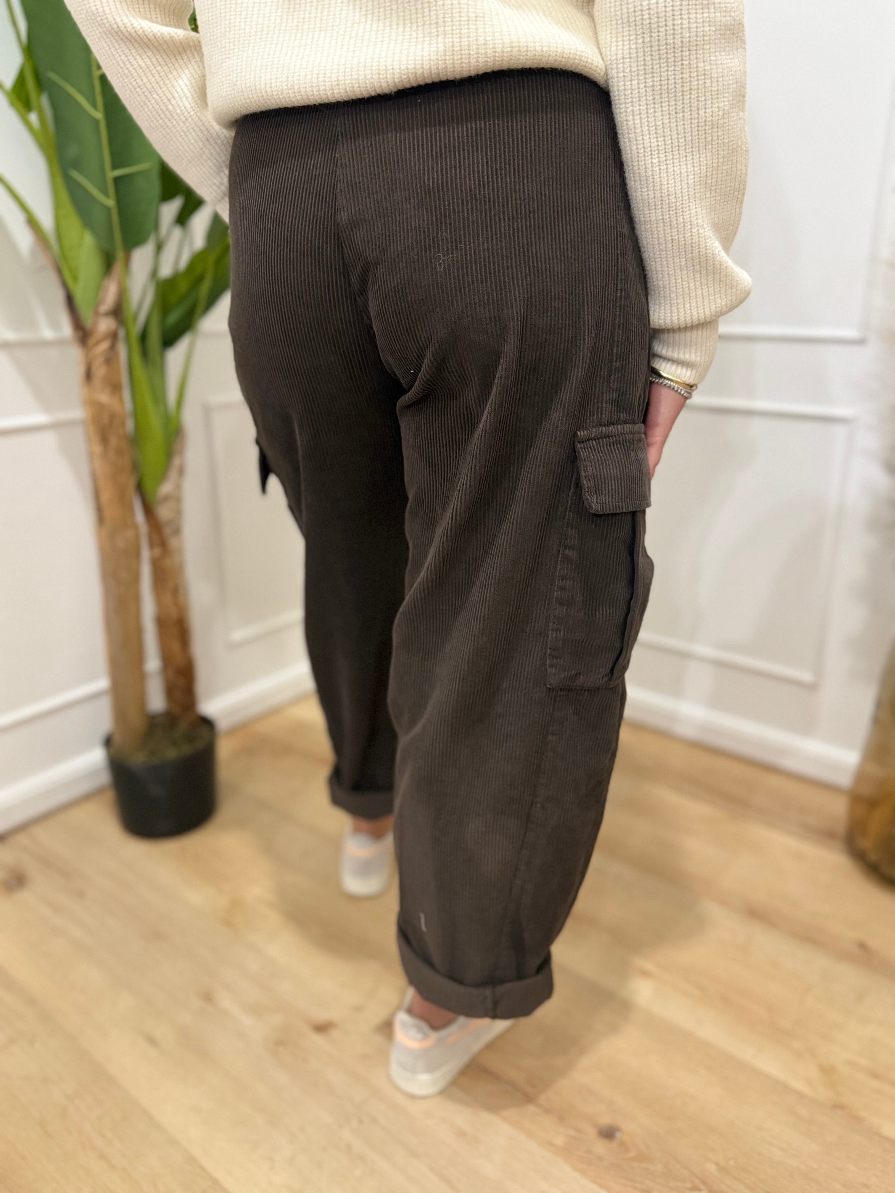 Pantalone tasconato moro Susy mix