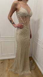 Abito champagne Vivien Luxury
