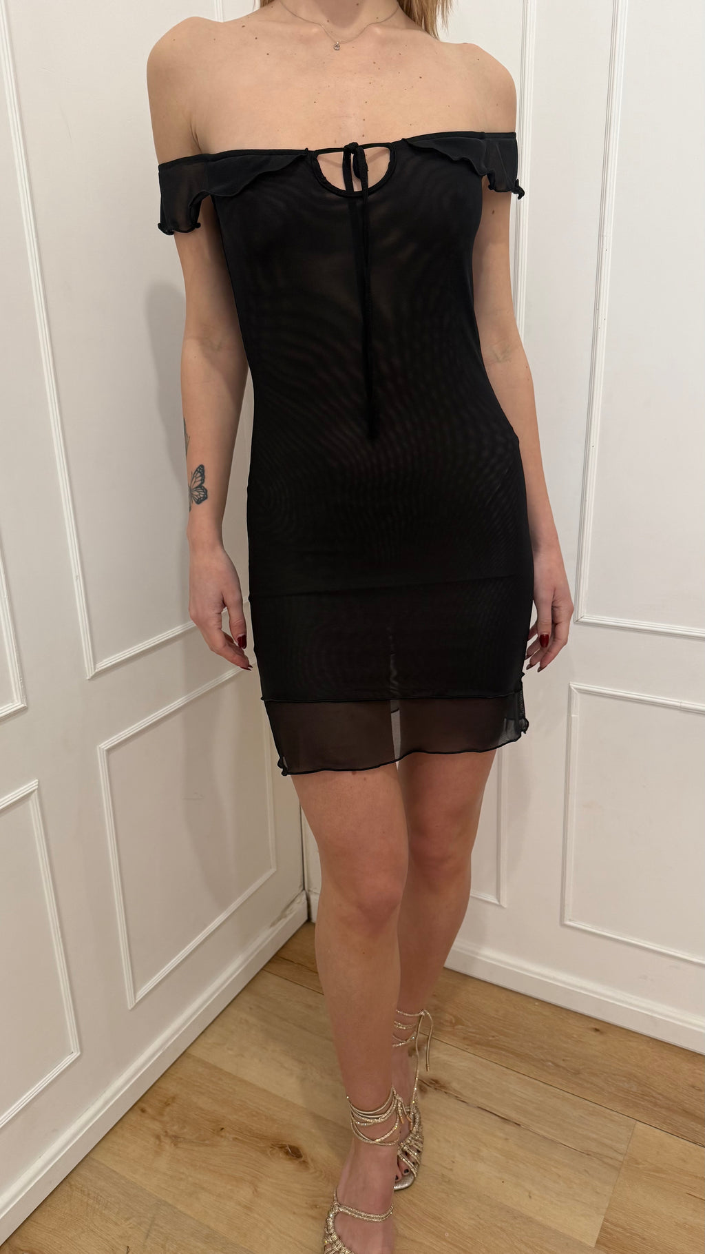 Vestito corto Donna Me fui Nero