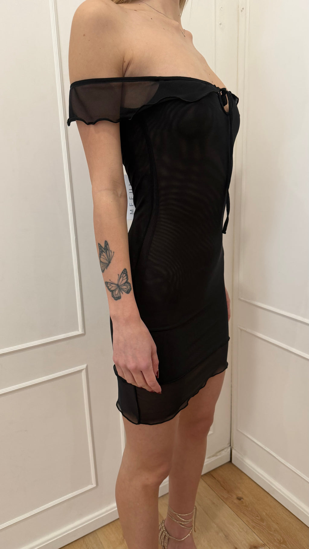Vestito corto Donna Me fui Nero