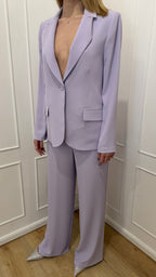 Tailleur giacca monopetto lilla kontatto