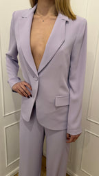 Tailleur giacca monopetto lilla kontatto