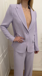 Tailleur giacca monopetto lilla kontatto