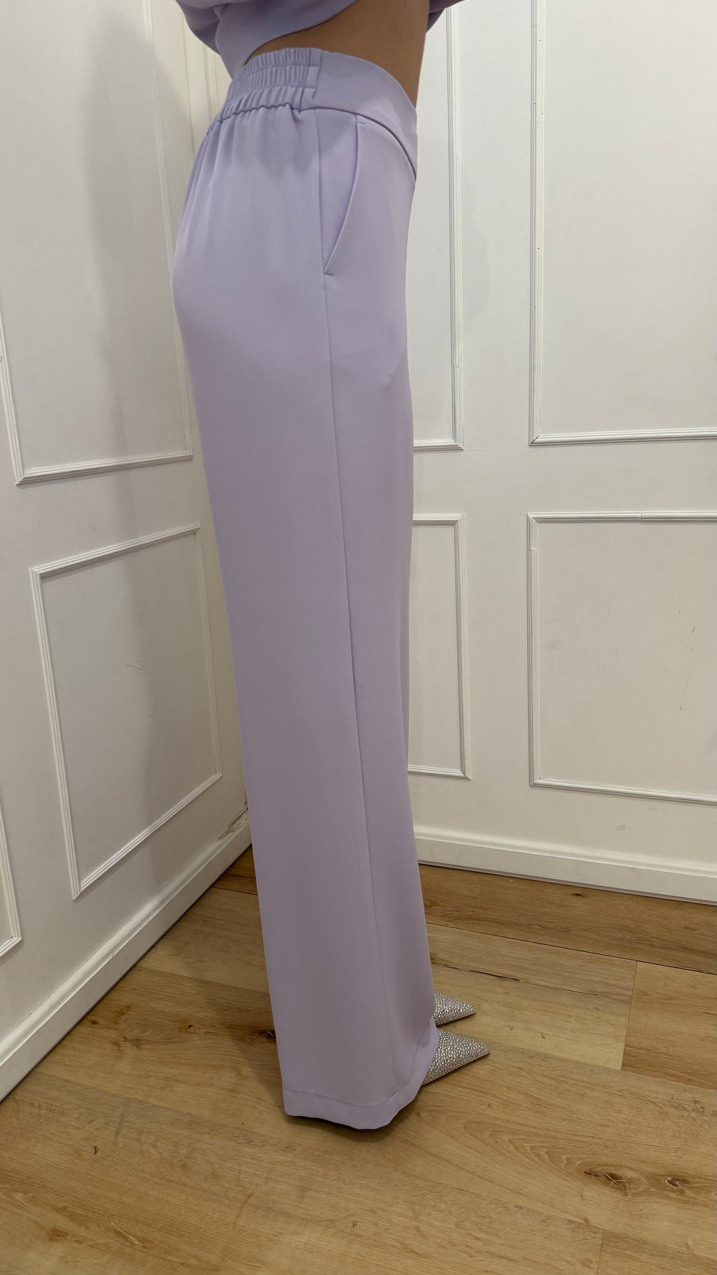 Tailleur giacca monopetto lilla kontatto