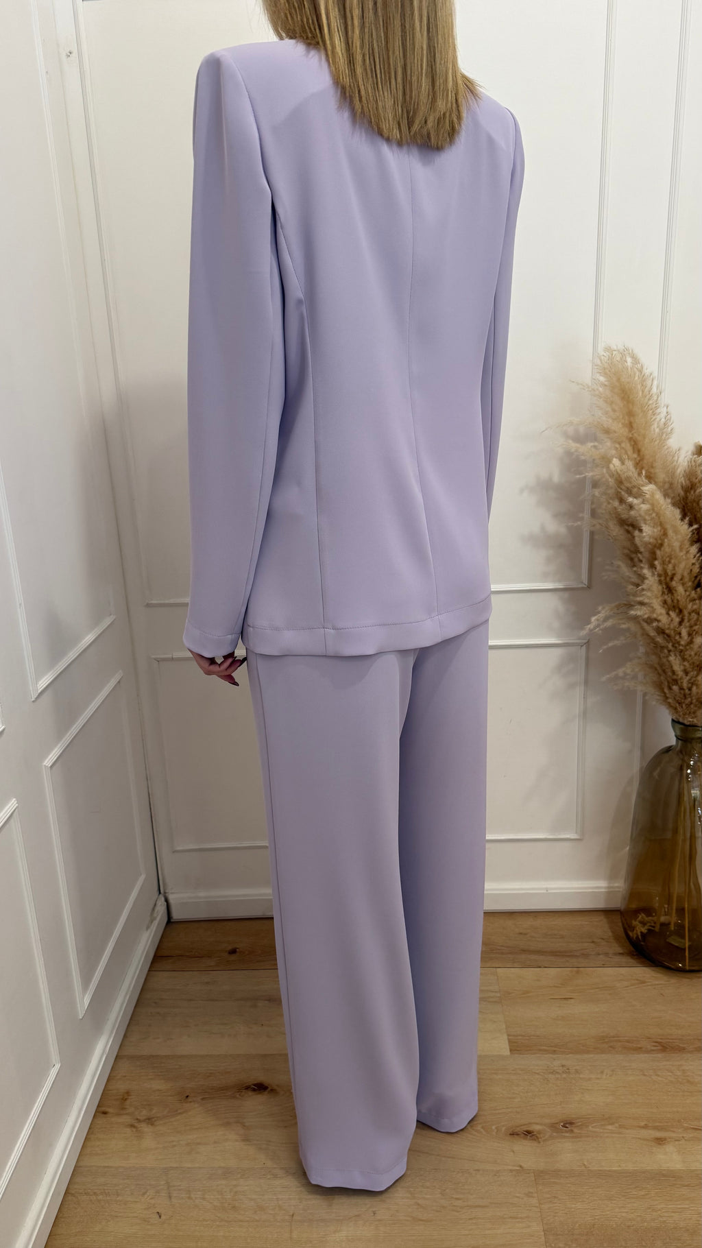 Tailleur giacca monopetto lilla kontatto