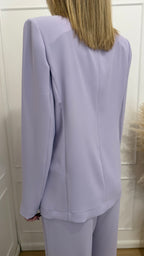 Tailleur giacca monopetto lilla kontatto