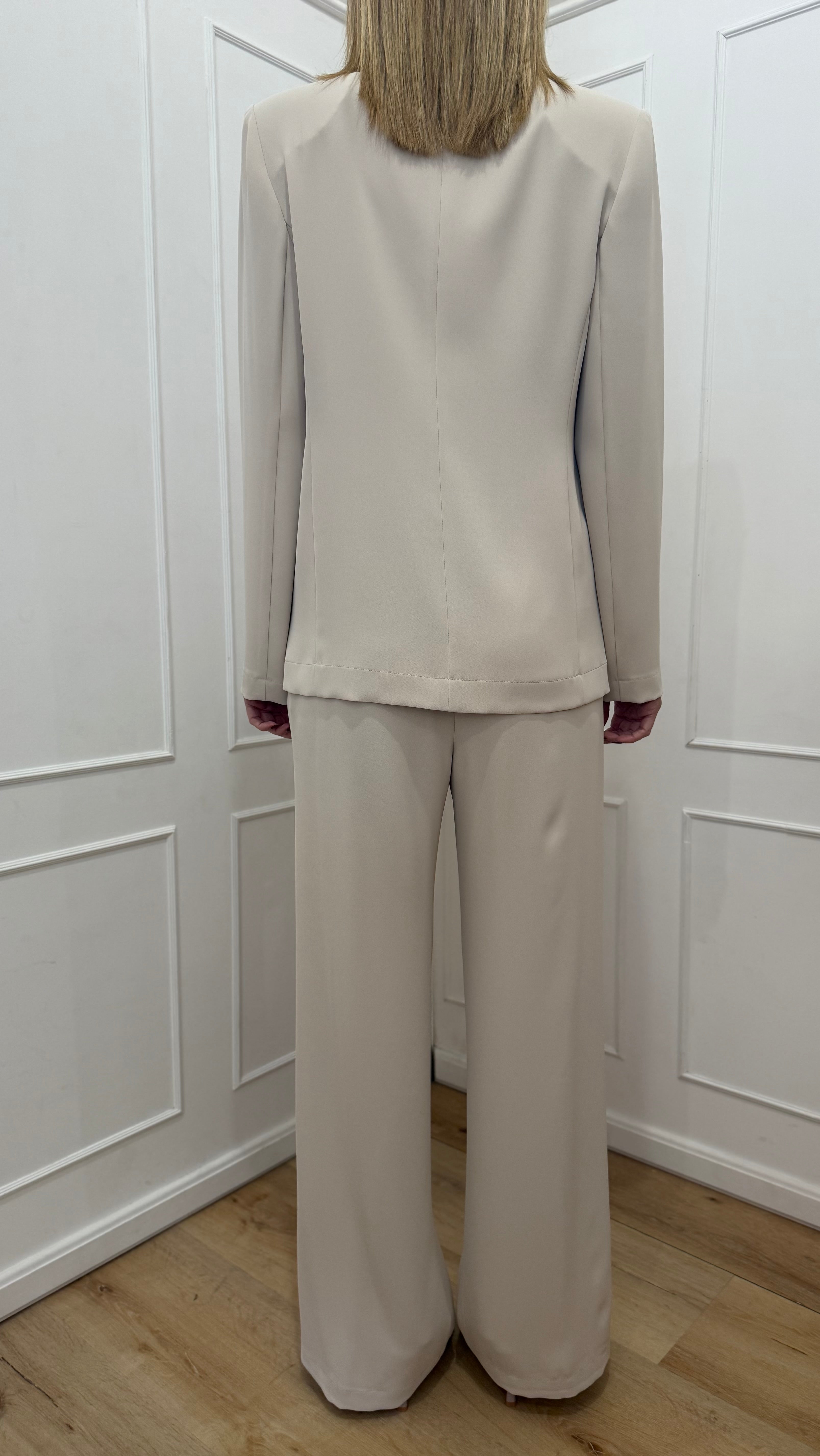 Tailleur giacca monopetto avorio  kontatto