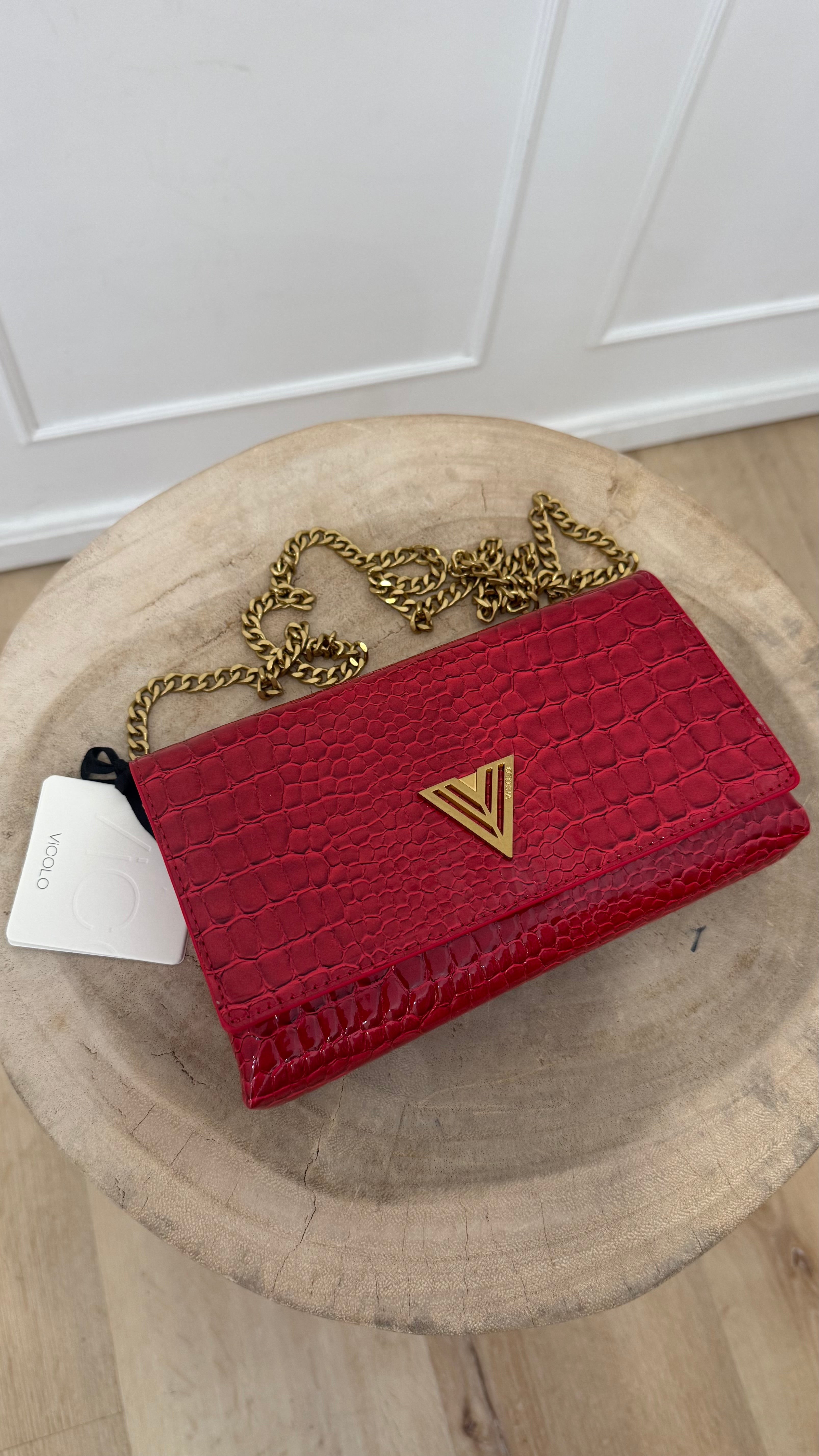 Borsa Shibuya Vicolo fucsia/rosso