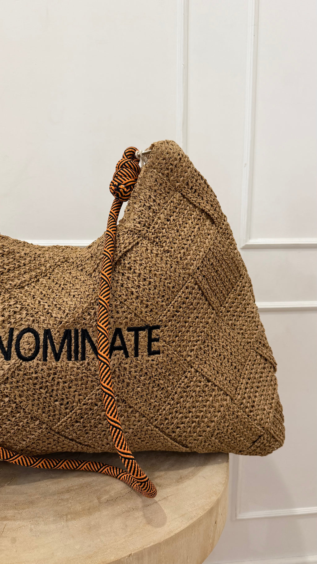 Borsa in rafia grande Hinnominate