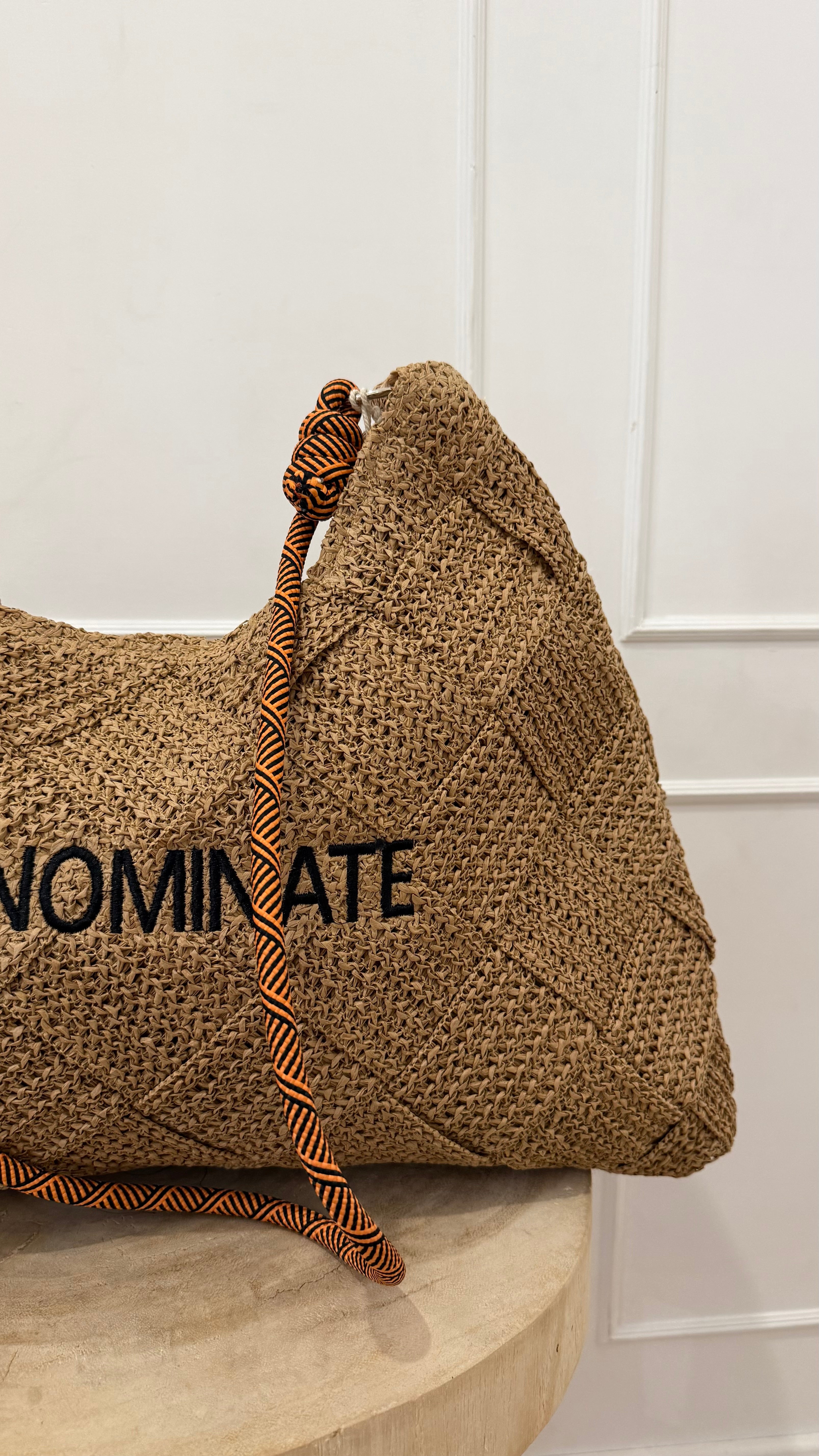 Borsa in rafia grande Hinnominate