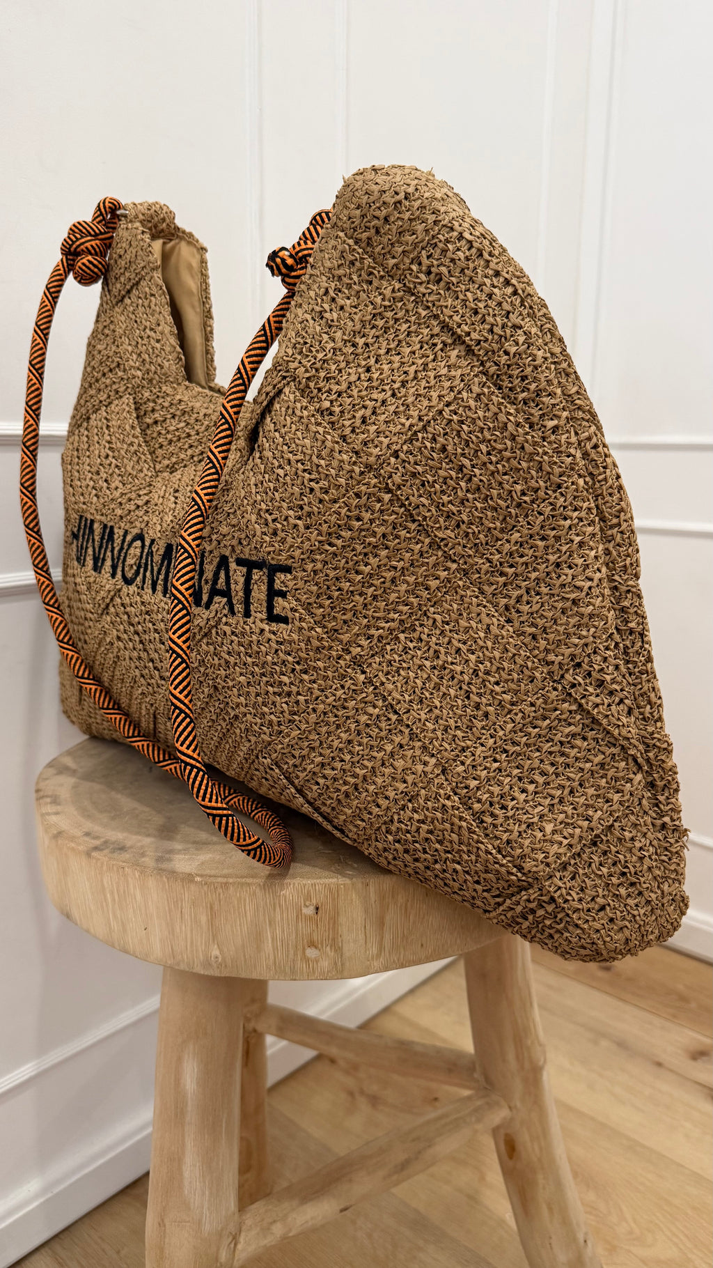 Borsa in rafia grande Hinnominate