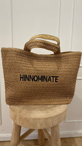 Borsa in rafia grande Hinnominate