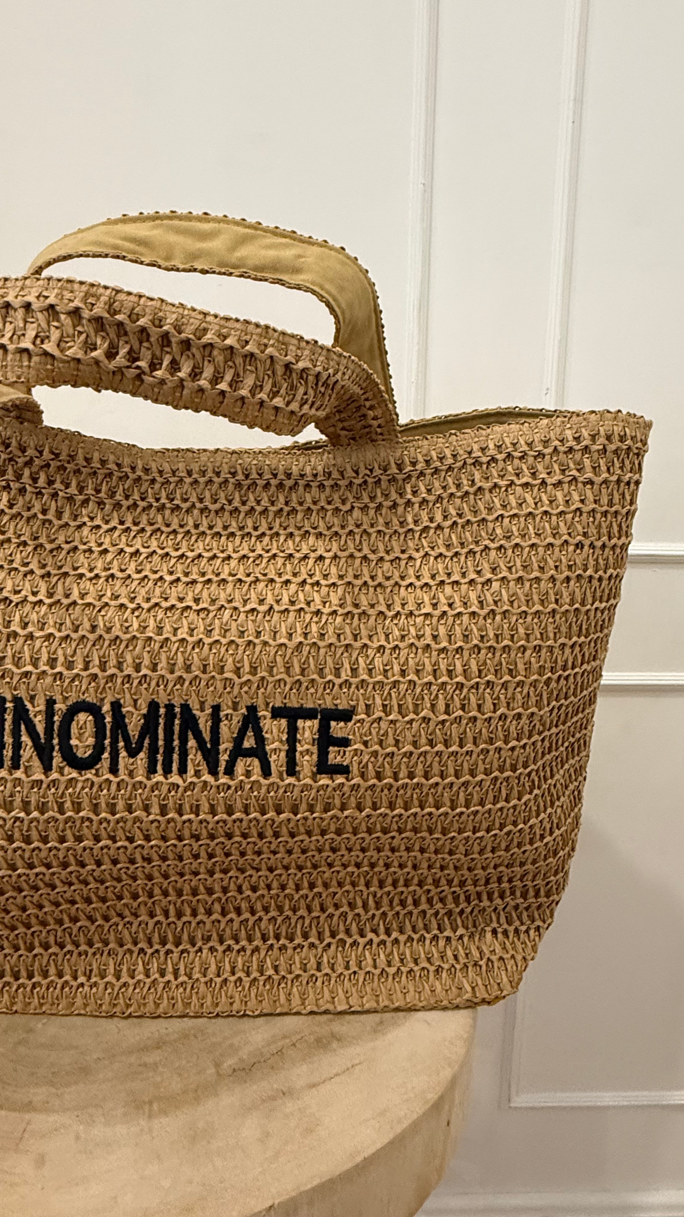 Borsa in rafia grande Hinnominate