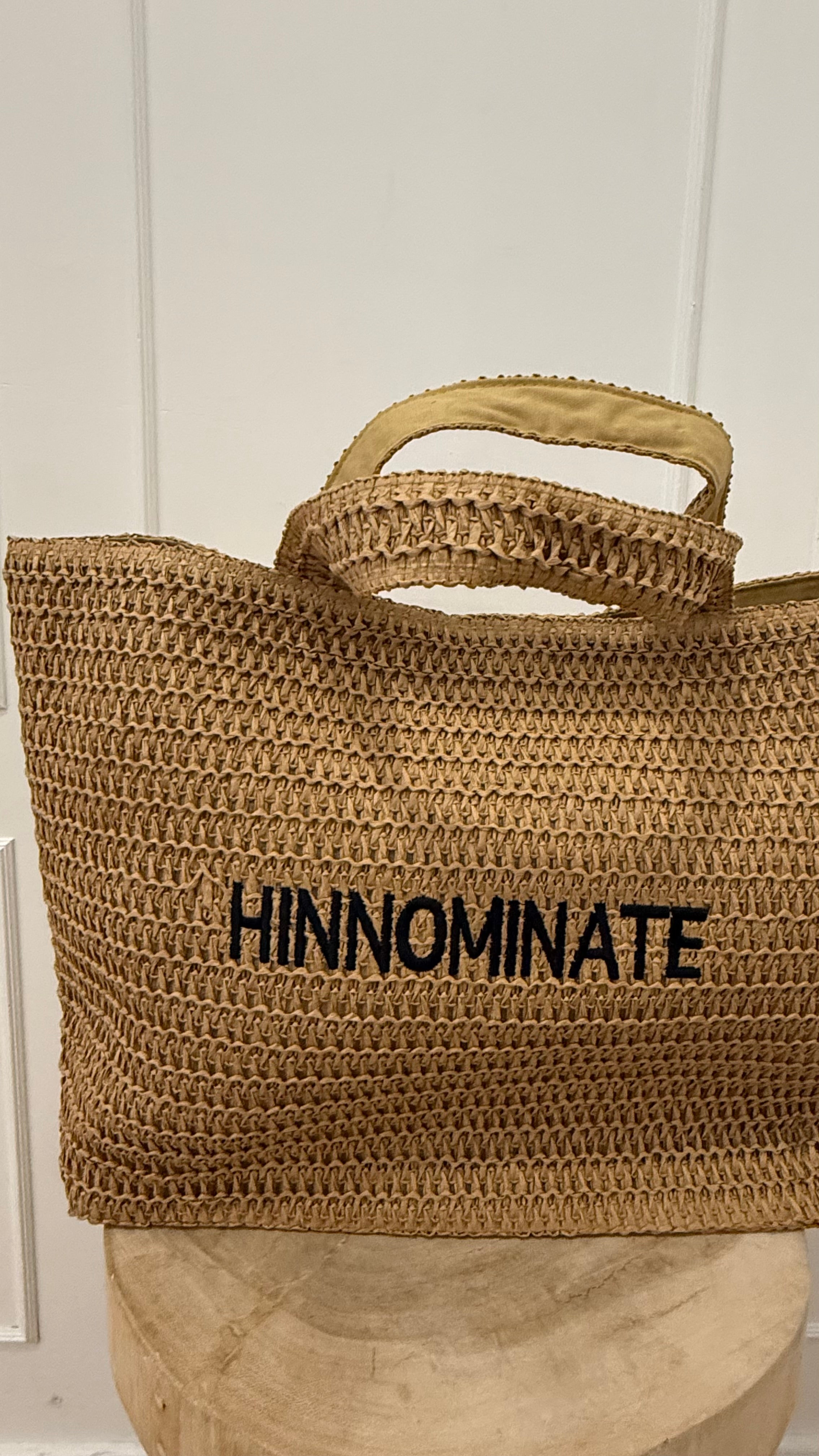 Borsa in rafia grande Hinnominate